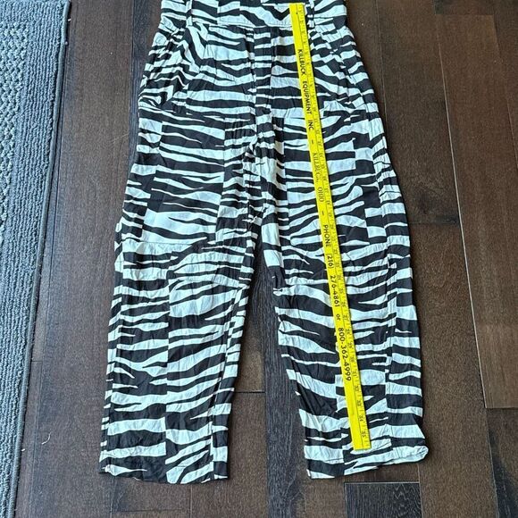 Zara studio pants women’s size small zebra print baggy grunge skater - Picture 5 of 8